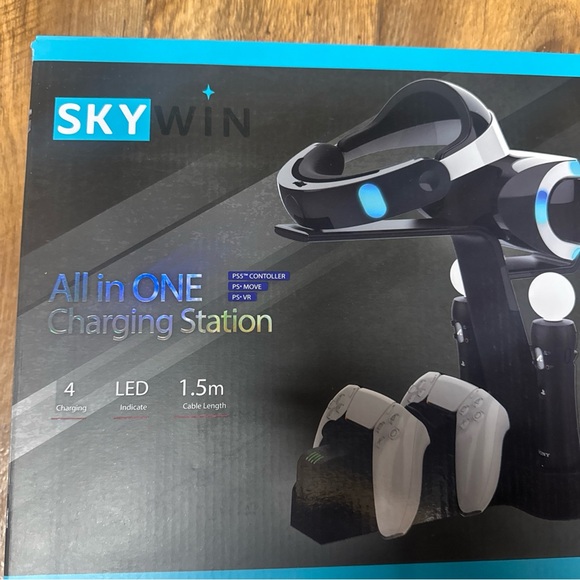 All-in-One VR Charging Station - Black and White - Picture 3 of 3